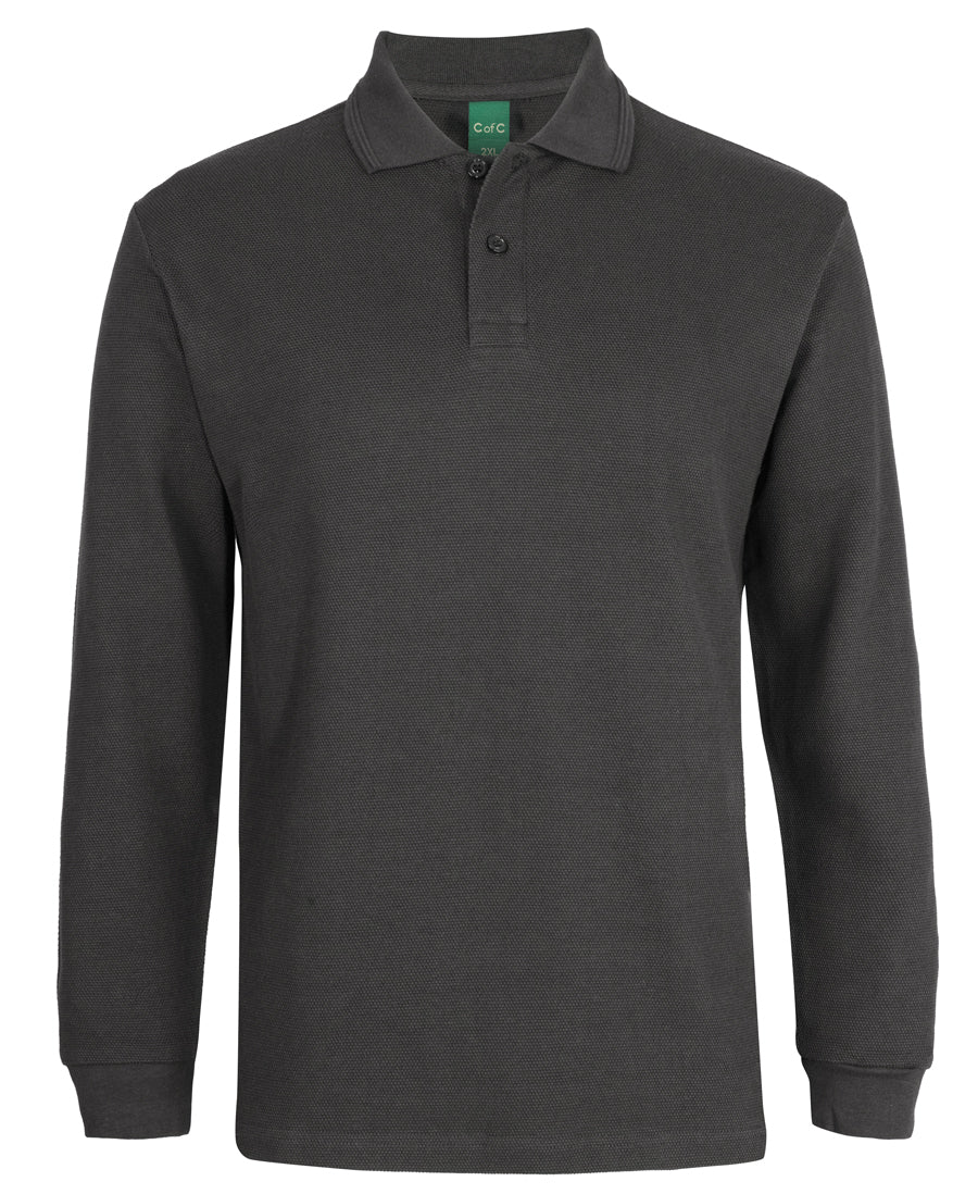 JB's 320g L/S Popcorn Cotton Polo