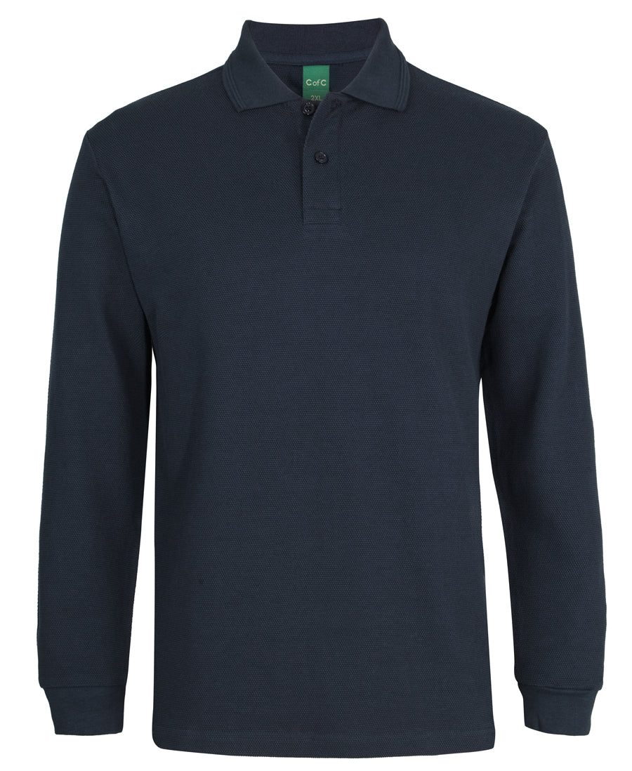 JB's 320g L/S Popcorn Cotton Polo
