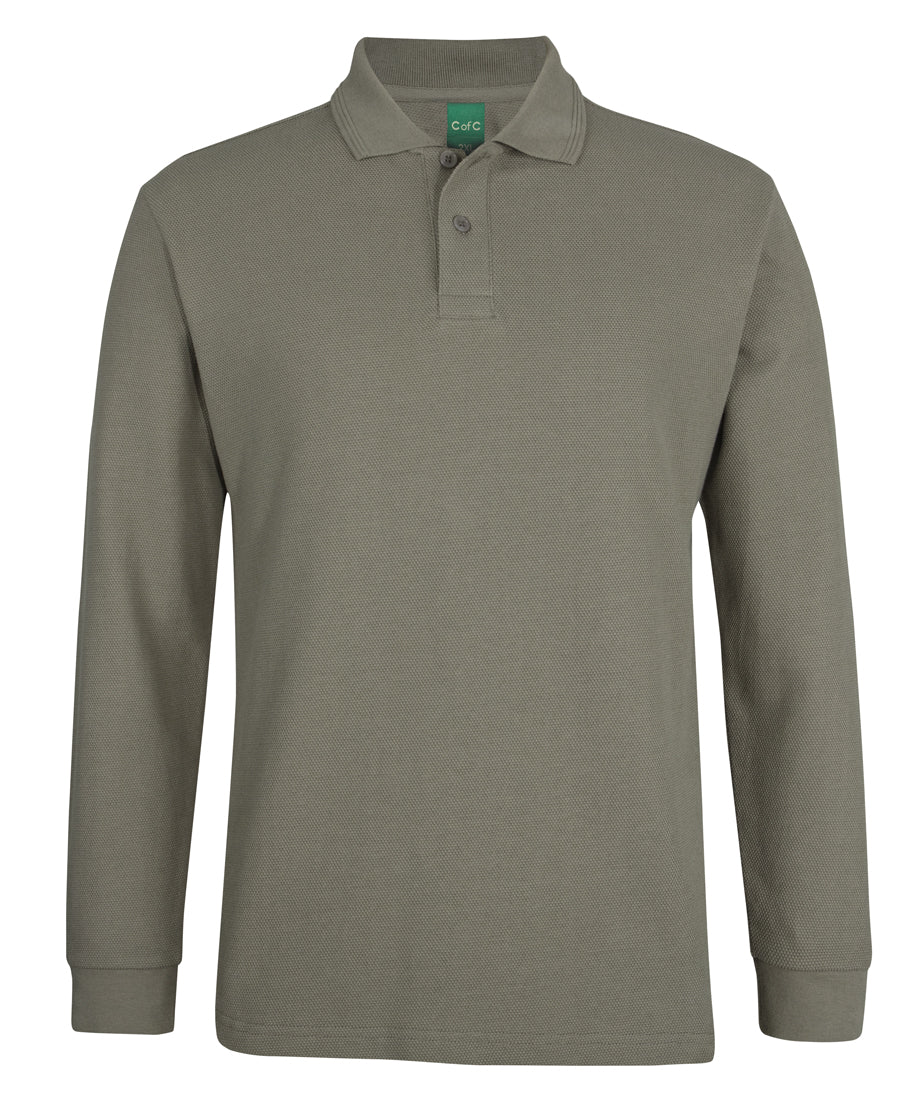 JB's 320g L/S Popcorn Cotton Polo