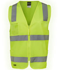 JB's 6DNSZ Hi Vis (D+N) Zip Safety Vest