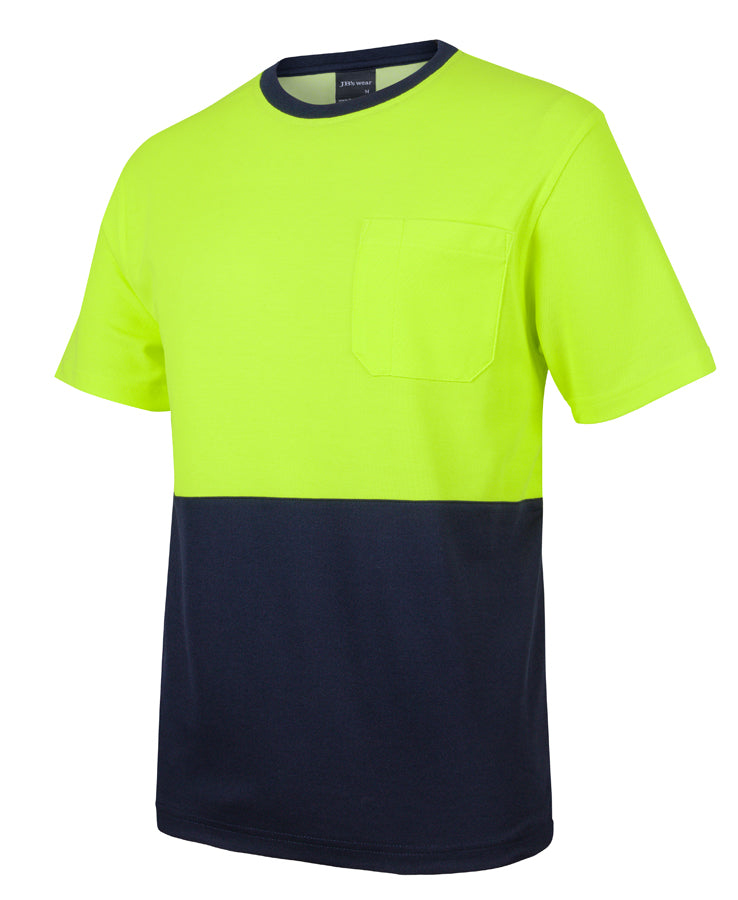 JB's 6HCBT Hi Vis Cotton Back Tee